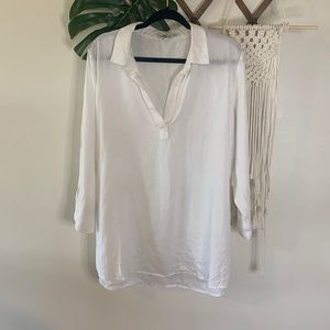 Vineyard Vines Linen Popover Tunic XL